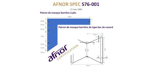 norme afnor masque